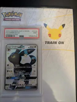 2019 Pokemon Sun & Moon Hidden Fates Shiny Umbreon GX #SV69 PSA 9 MINT - Image 1