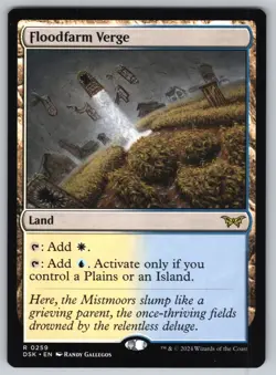 Floodfarm Verge R Duskmourn: House of Horror #259 NM Normal - Image 1