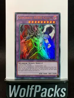 Structure Deck: Hero Strike - Contrast HERO Chaos SDHS-EN041 1st Ed Ultra Rare - Image 1