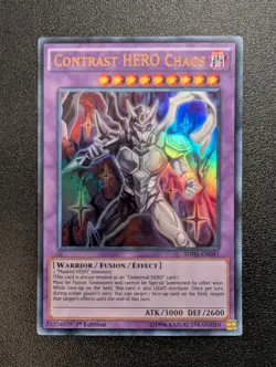 Contrast HERO Chaos SDHS-EN041 Ultra Rare 1st Edition NM - Image 1