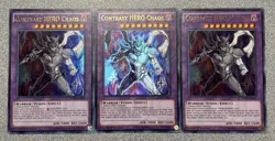 Contrast HERO Chaos SDHS-EN041 (x3) Ultra Rare 1st Edition NM - Image 1