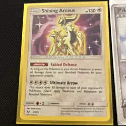 Pokemon TCG Shining Arceus & Japanese 57/73 Shining Legends Holo Rare Mint - Image 3