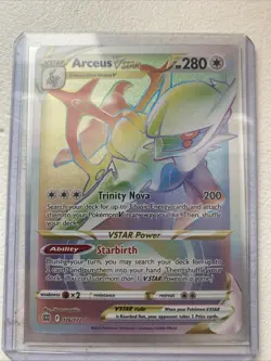 Pokemon TCG Arceus VSTAR 176/172 SWSH Brilliant Stars Secret Rare Card - Image 1