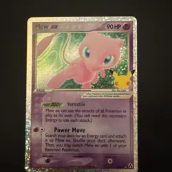 Mew ex 88/92 Holo - Celebrations 25th Anniversary Pokemon Card - Image 1