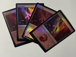 4x Mountain (#383) | FOIL Basic Land | Zendikar Rising | MTG Magic Cards - Image 1