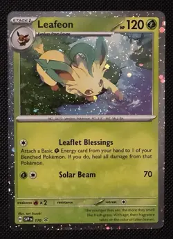 Leafeon - 170 (Cosmos Holo) 170 Sv: Scarlet & Violet Promo Cards Holo Pokemon - Image 1