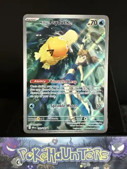Pokemon Card Card Misty's Psyduck 193/182 Destined Rivals Illustration Rare NM - Image 1