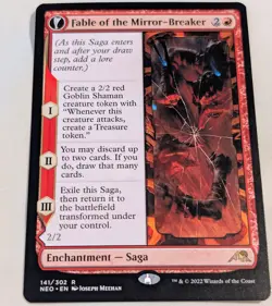 Fable of The Mirror-Breaker #141 (NM) Kamigawa: Neon Dynasty NEO MTG Magic - Image 1