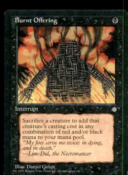 MTG Burnt Offering LP Light Play Ice Age [5049] - Image 1