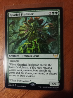 Gnarled Professor Magic The Gathering Rare Strixhaven School Of Mages 133 Green - Image 1