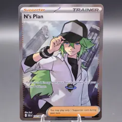 N's Plan - 163/086 Ultra Rare SV: Black Bolt Pokemon TCG NM - Image 1