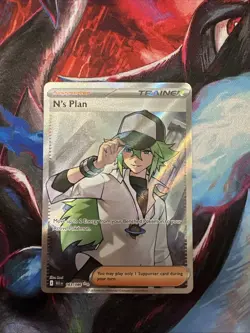 N's Plan - 163/086 Ultra Rare SV: Black Bolt Pokemon TCG NM - Image 1