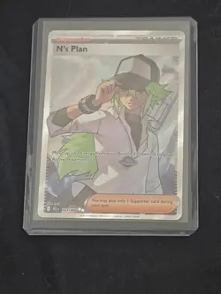 N's Plan 163/086 Sv: Black Bolt Holo Pokemon TCG Secret Rare Near Mint - Image 2