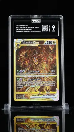 TAG 9 Giratina VSTAR 2023 Pokemon Crown Zenith Galarian Gallery #GG69 Alt Art - Image 1
