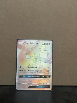 Pokemon TCG Tapu Bulu GX 149/147 Secret Rainbow Rare Burning Shadows Card - Image 1