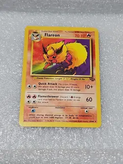 Flareon - Jungle Set 19/64 - Non-Holo Rare Pokemon Card - 1999 WOTC - Image 1