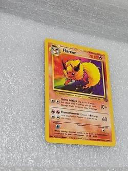 Flareon - Jungle Set 19/64 - Non-Holo Rare Pokemon Card - 1999 WOTC - Image 2