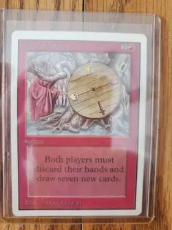 Magic The Gathering WHEEL OF FORTUNE UNLIMITED Series VERY NICE CARD See Photos - Image 1