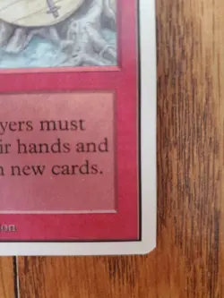 Magic The Gathering WHEEL OF FORTUNE UNLIMITED Series VERY NICE CARD See Photos - Image 5