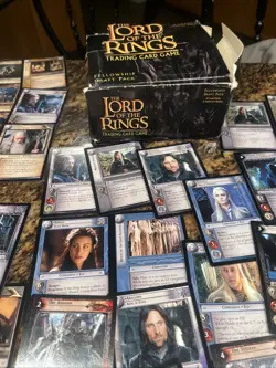 LOTR Fellowship Draft Booster Pack Lord Of The Rings Open Box Lot Unplayed Cards - Image 2