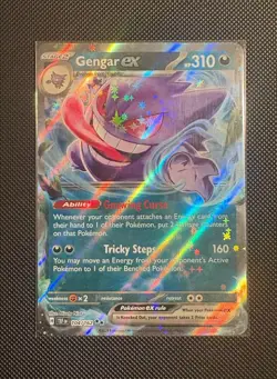 Gengar ex Temporal Forces Ultra Rare Pokemon Card TCG 104/162 Scarlet & Violet - Image 1
