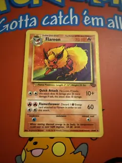 Flareon - Jungle Set 19/64 - Non-Holo Rare Pokemon Card - 1999 WOTC - Image 1