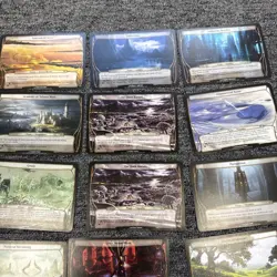 Lot Of 18 Magic The Gathering Oversized Cards Most From Planechase - Image 2