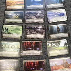 Lot Of 18 Magic The Gathering Oversized Cards Most From Planechase - Image 3