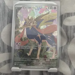 Zacian 100/094 Pokemon TCG Phantasmal Flames Illustration Rare Near Mint - Image 1