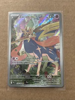 Zacian 100/094 Pokemon TCG Phantasmal Flames Illustration Rare Near Mint - Image 1