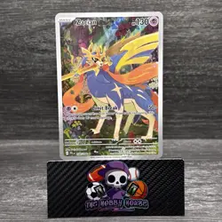 Zacian 100/094 Illustration Rare Pokemon TCG Phantasmal Flames Near Mint - Image 1