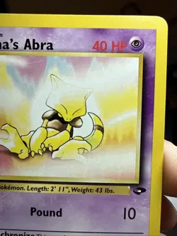 Pokemon TCG Sabrina's Abra Gym Challenge Unlimited Common Card 93/132 - Image 4
