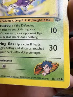 Pokemon TCG Koga's Koffing Gym Challenge 48, Regular - Image 3