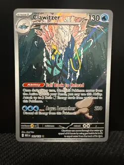 Clawitzer- 141/132 - Illustration Rare - Mega Evolutions - Pokemon Card - NM/M - Image 1