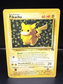Pokemon TCG Pikachu Wizards Black Star Promos Rare Pokemon BR - Image 1