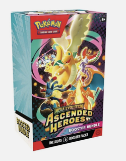 Pokemon Center Ascended Heroes Booster Bundle (6 Packs) - PRESALE - Image 1
