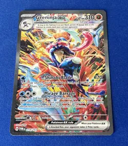 Greninja EX 214/167 2024 Pokemon Twilight Masquerade Special Illustration RARE - Image 2