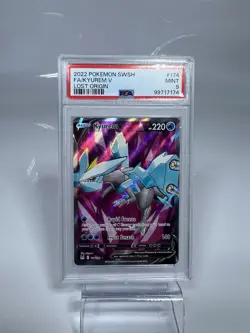 Kyurem V 174/196 Full Art MINT PSA 9. Pokemon SW&SH Lost Origin - 2022 - Image 1