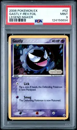 POKEMON GENGAR EX LEGEND MAKER REVERSE EVOLUTION LINE 2006 CONSECUTIVE PSA 9'S - Image 5