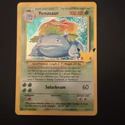 Pokemon TCG Venusaur Holo Celebrations 25th Anniversary Rare - Image 1