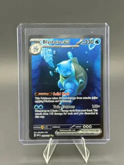 Blastoise ex Pokemon SV: 151 200/165 Special Illustration Rare Near Mint - Image 1
