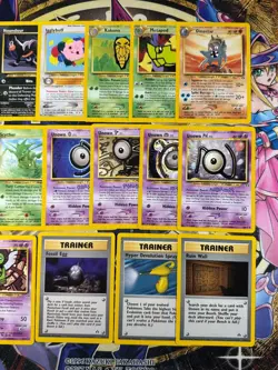 Pokemon Neo Discovery 39/39 Complete Uncommon & Common Set Unlimited NM - Image 3