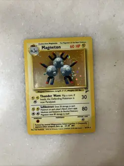 1999-2000 Pokemon TCG Magneton Base Set 2 Holo Rare 9/130 - Image 5