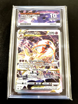 Deoxys VSTAR GG46/GG70 Crown Zenith Ace 10 Gem Mint Pokemon TCG - Image 1