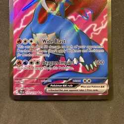 Salamence ex 177/159 Ultra Rare Sv09: Journey Together Pokemon TCG NM - Image 3