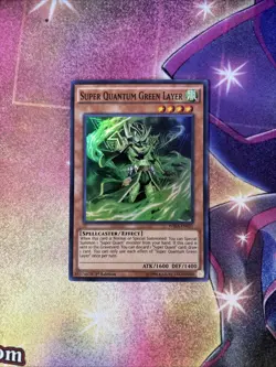 (EY) Super Quantum Green Layer Super Rare 1st Edition WIRA-EN031 Yugioh VLP - Image 1