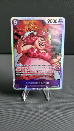One Piece CCG Charlotte Linlin Two Legends SR Foil Card OP08-069 NM - Image 1
