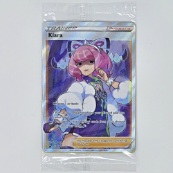 Pokemon TCG Klara SWSH Black Star Promo SWSH302 Holo Full Art Pack Sealed - Image 1