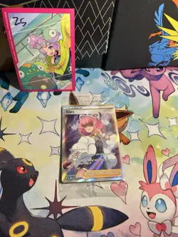 Pokemon TCG Klara SWSH Black Star Promo SWSH302 Holo Full Art Pack Sealed - Image 1
