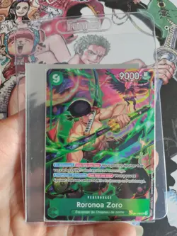 One Piece TCG - Roronoa Zoro - OP06-118 TR SEC - FRENCH near Mint - Image 1